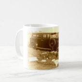 Vintage Picknick Kaffeetasse (Vorderseite Links)