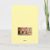 Vintage-Pickup-Truck Karte (Rückseite)