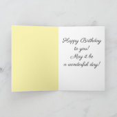 Vintage-Pickup-Truck Karte (Innenseite)