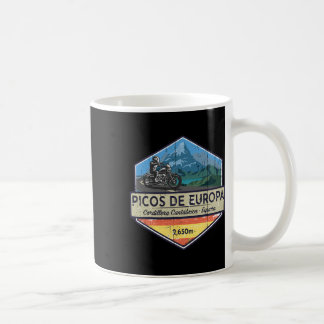 Vintage Picos De Europa Motorrad Spanien Berge Kaffeetasse