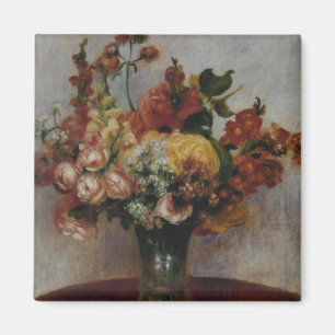 Vintage Pierre Auguste Renoir Blumen in einer Vase Magnet