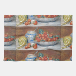 Vintage Pierre Auguste Renoir Erdbeeren Geschirrtuch