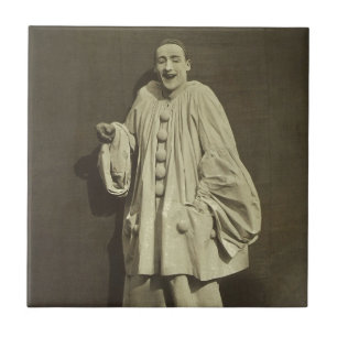 Vintage Pierrot Clown Fliese