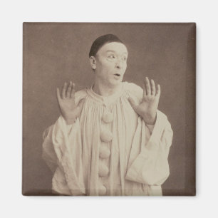 Vintage Pierrot Clown Magnet