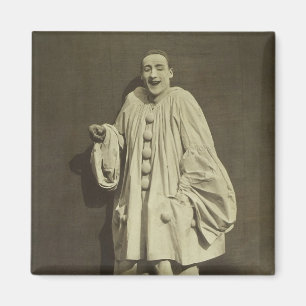 Vintage Pierrot Clown Magnet
