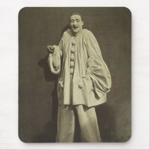 Vintage Pierrot Clown Mousepad