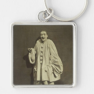 Vintage Pierrot Clown Schlüsselanhänger