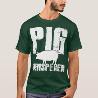 Vintage Pig Whisperer Hog Swine Animal Stock Breed T-Shirt