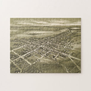 Vintage-Piktogrammkarte von Gettysburg PA (1888) Puzzle