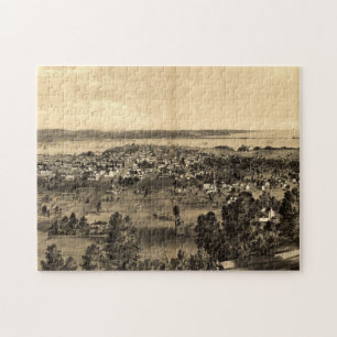 Vintage-Piktogrammkarte von Hamilton Ontario (1859 Puzzle