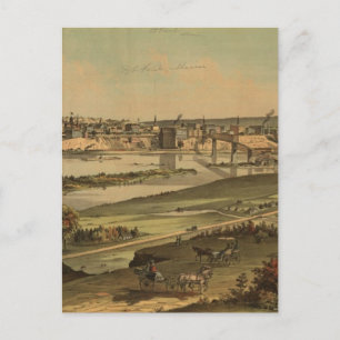 Vintage-Piktogrammkarte von St. Paul Minnesota (18 Postkarte