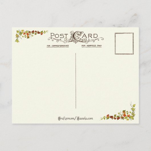 Vintage Pilgerlandung am Plymouth Rock Postkarte (Rückseite)