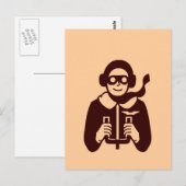 Vintage Pilot - Postkarte (Vorne/Hinten)