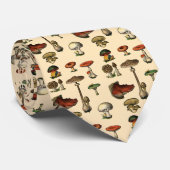 Vintage Pilz-Krawatte Krawatte (Gerollt)