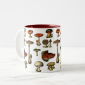 Vintage Pilz-Tasse Zweifarbige Tasse (Vorderseite Links)
