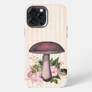 Vintage-Pilz- und Blumen-Kompilation iPhone 13 Pro Max Hülle