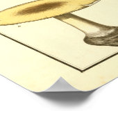 Vintage Pilze aus Brot Poster (Ecke)