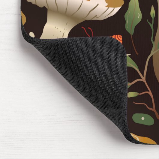 Vintage Pilze Mousepad (Ecke)