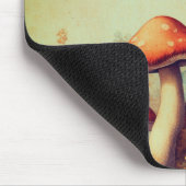 Vintage Pilze Mousepad (Ecke)