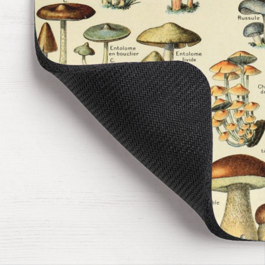 Vintage Pilze & Pilze Mousepad (Ecke)