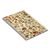 Vintage Pilze & Pilze Notizblock (Rechte Seite)