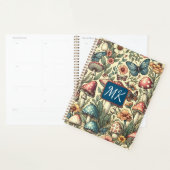 Vintage Pilze, Schmetterlinge und Blume Planer (Anzeige)