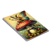 Vintage Pilze und Pilze Notizblock (Rechte Seite)