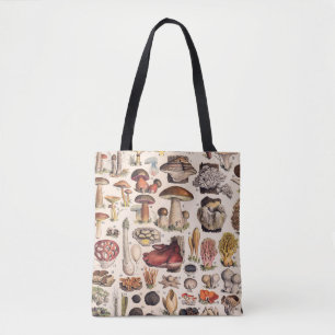 Vintage Pilze von Adolphe Millot Tasche