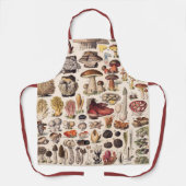 Vintage Pilze von Adolphmühle Schürze (Vorderseite)