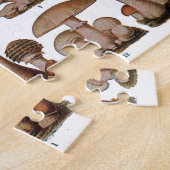 Vintage Pilzfamilie Botanische Printwerbung Puzzle (Seite)