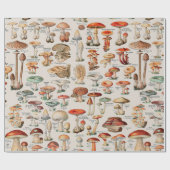 Vintage Pilzfungus-Illustration I Geschenkpapier (Flach)