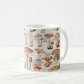 Vintage Pilzfungus-Illustration I Kaffeetasse (VorderseiteRechts)