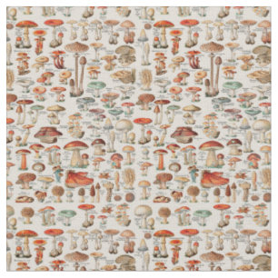 Vintage Pilzfungus-Illustration I Stoff