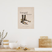 Vintage Pilzinfektion Poster (Küche)