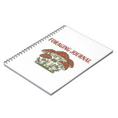 Vintage Pilzjournal Notizblock (Linke Seite)