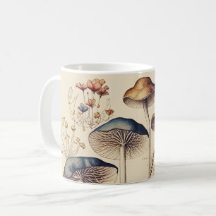 Vintage-Pilzkundler Kaffeetasse