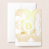 Vintage Pilzmuschel Folienkarte (Rückseite mit Umschlag)