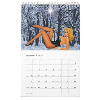 Vintage Pin-up-Girl-Kalender 2023 Kalender