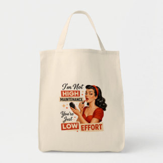 Vintage-Pin-Up-Model-Kunst Tragetasche