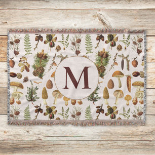 Vintage Pine Forest Treasures Muster Decke