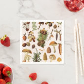 Vintage Pine Forest Treasures Muster Serviette (Beispiel)