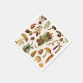 Vintage Pine Forest Treasures Muster Serviette (Ecke)