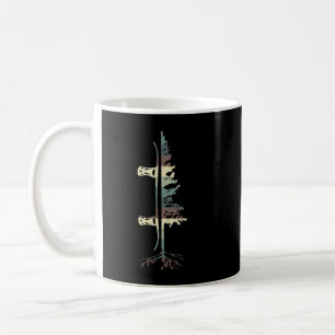 Vintage Pine Snowboard Snowboard-Geschenk T-Shirt Kaffeetasse