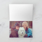 Vintage Pinien Feiertagskarte (Innenseite)