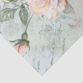 Vintage Pink Antique Blush Rose Decoupage Seidenpapier (Ausschnitt)