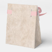 Vintage Pink Berries Hochzeit Geschenkschachtel (Rückseite)