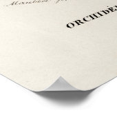 Vintage Pink Cattleya Orchid Botanical Poster (Ecke)