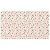 Vintage Pink Christmas Tree Tischdecke (Vorderseite (Horizontal))