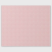 Vintage Pink Coquette Wrapping Paper Geschenkpapier (Flach)