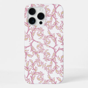 "Vintage Pink Floral" Ästhetik-Muster-Handyhülle iPhone 16 Pro Max Hülle